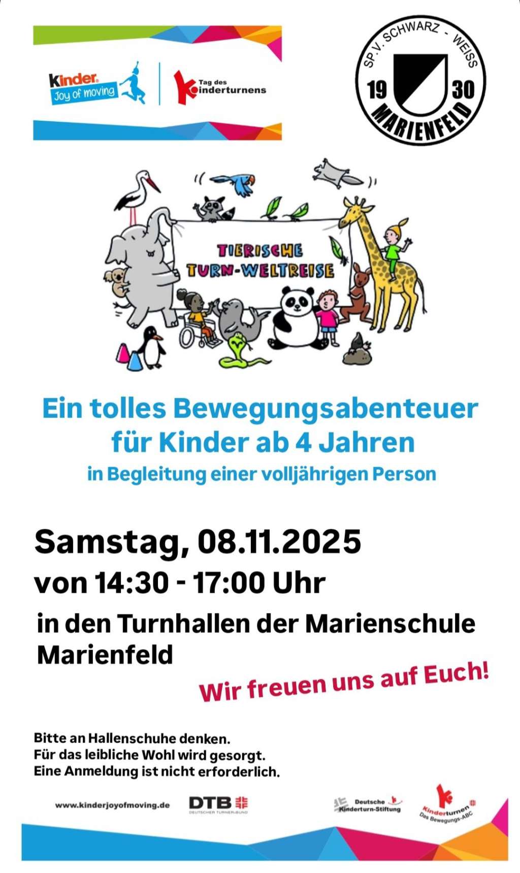 Tierische Turn-Weltreise